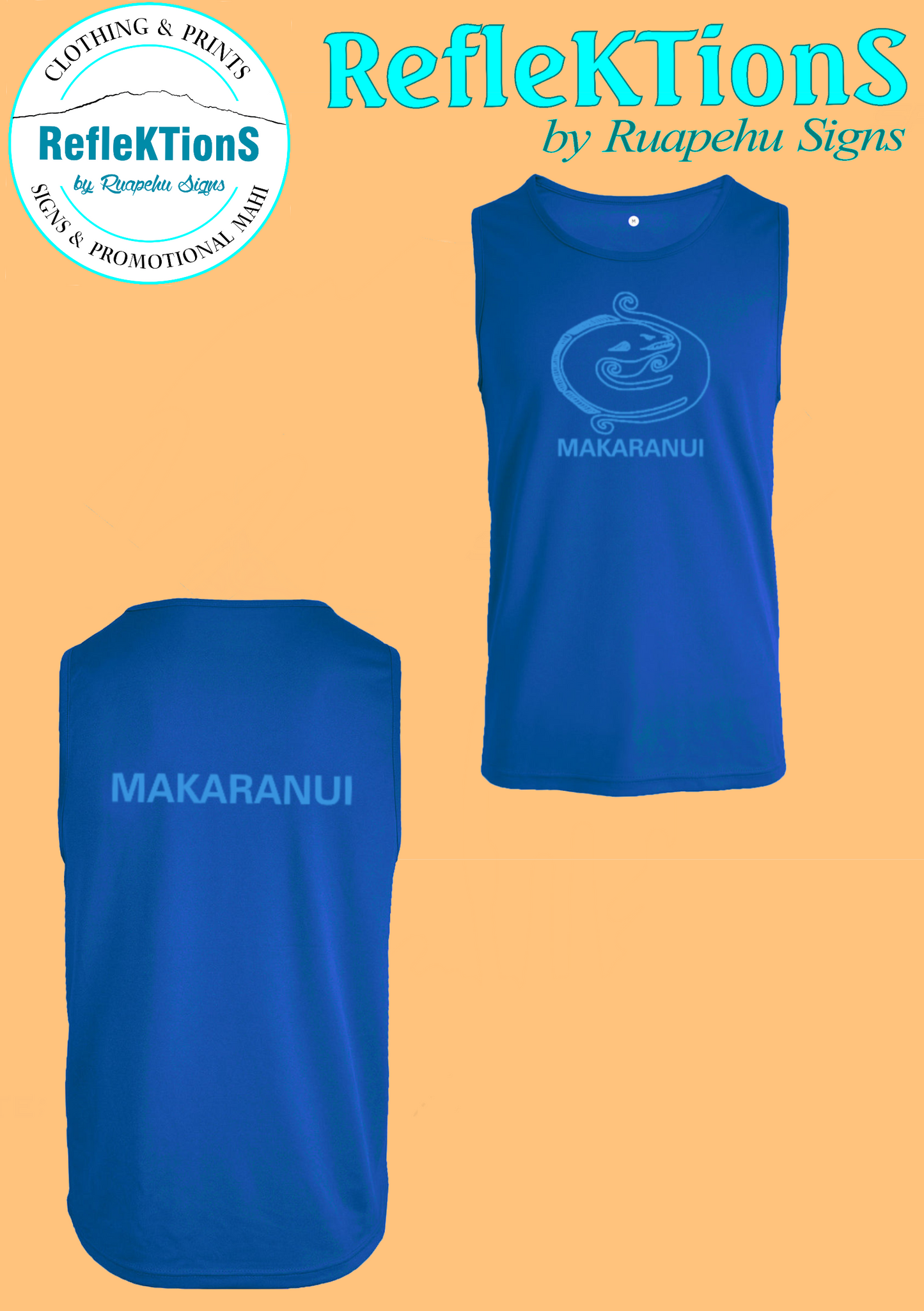 Makaranui Singlet - Original Design