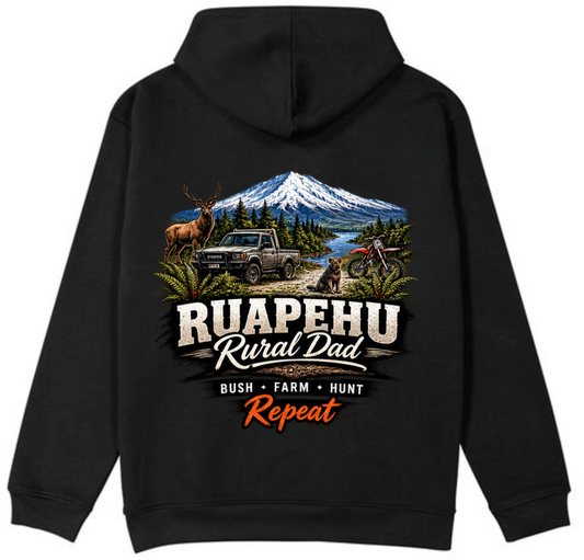 Fathers Day Hoodie - Ruapehu Rural Dad