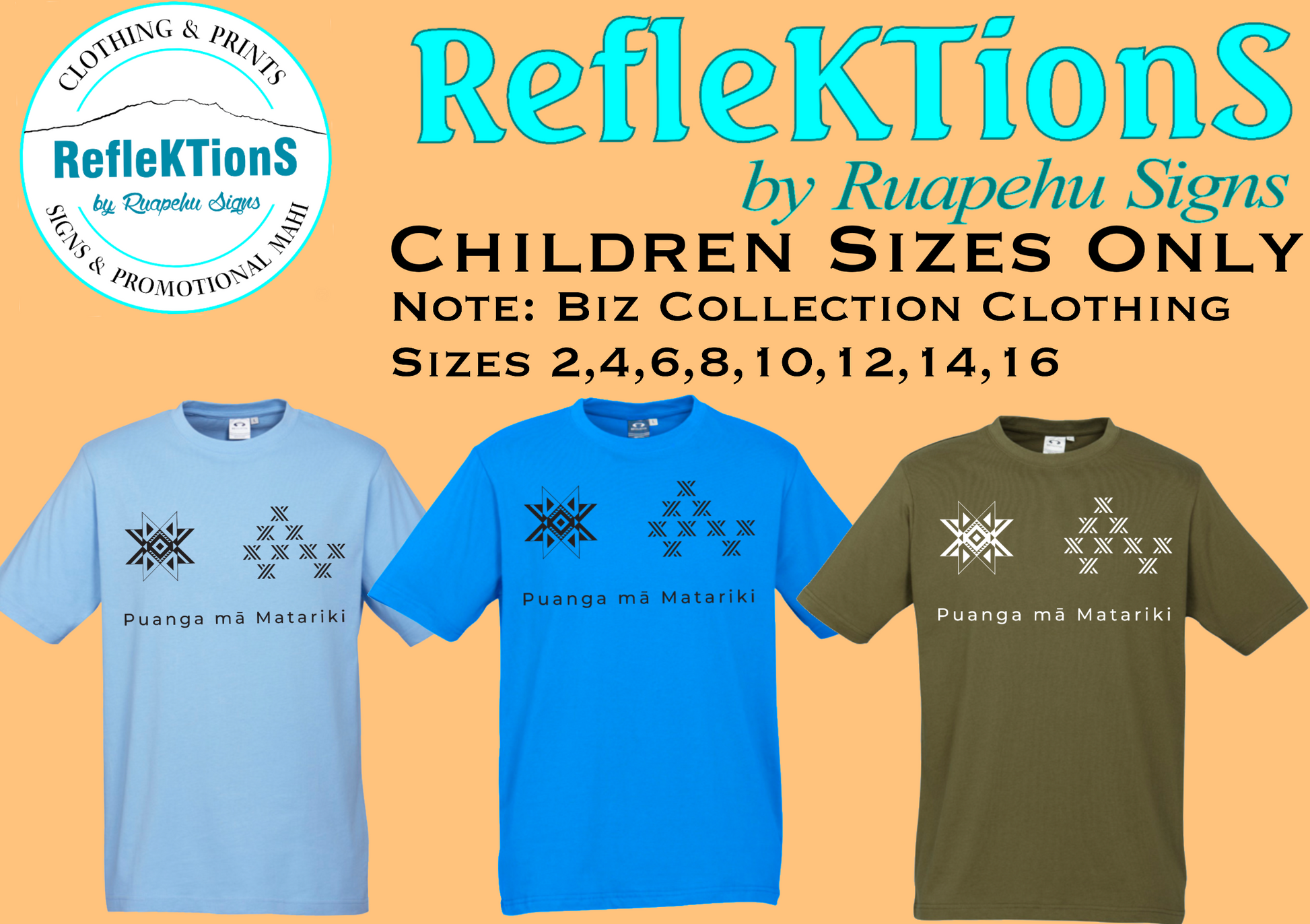 Puanga mā Matariki - Children's T'Shirts