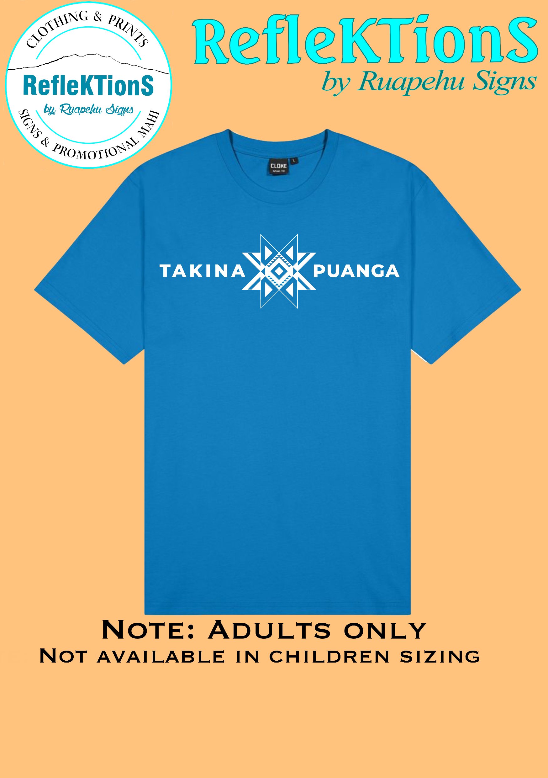 Takina Puanga - Adults T'Shirt