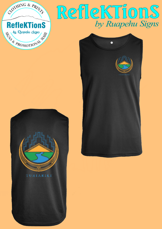 Tuhiariki Marae Singlet - print front and back